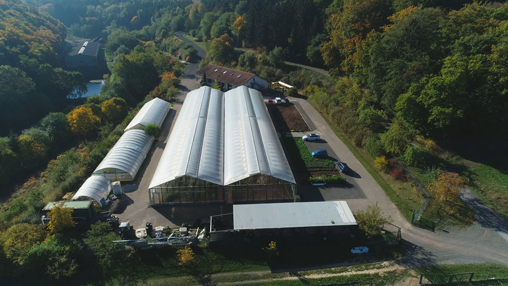 Der Biogarten Felchtdorf von oben