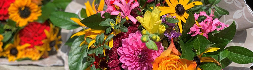 Blumensträuße aus der Floristik