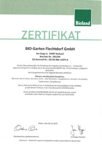 Bioland Zertifikat