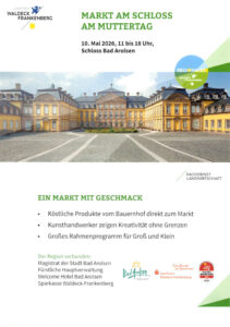 Markt am Schloss Bad Arolsen am 10 Mai 2026