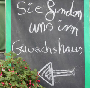 Hinweis-Tafel